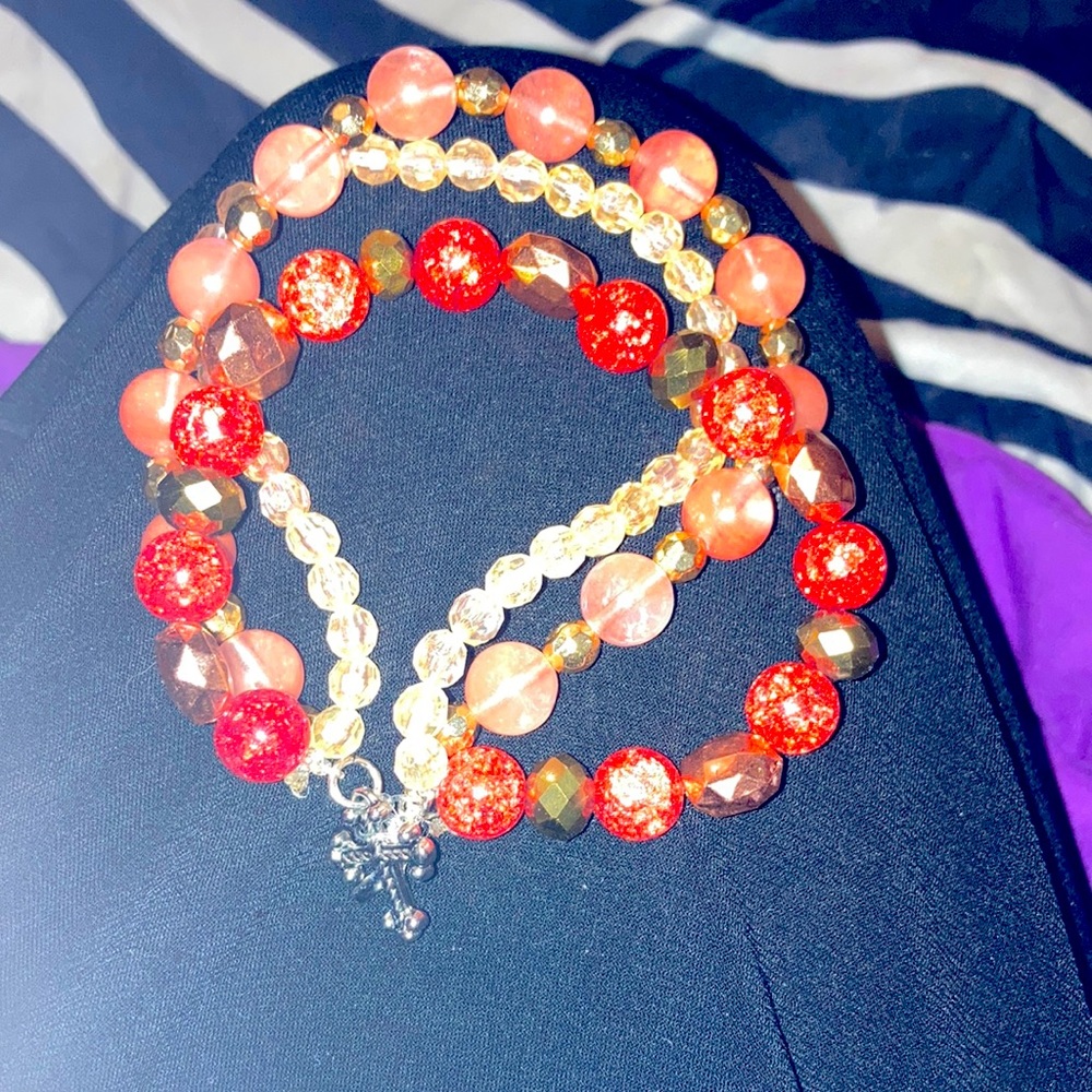 Shattered glass bracelet